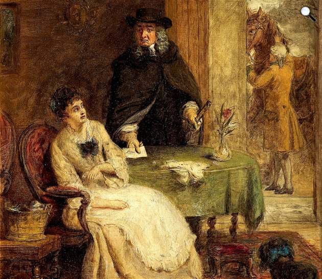 William Powell Frith: Jonathan Swift és Vanessa, 1881 (Fotó: Jonathan Swift 350 / Twitter)