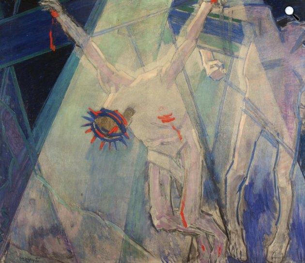 Vaszary János: Golgota (Krisztus a kereszten), 1929-1930 (Fotó: MNG)