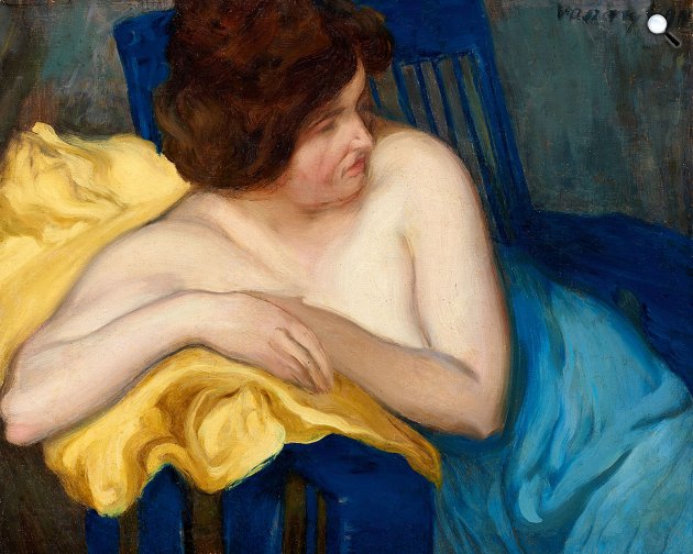 Vaszary János: Merengő (Mimi), 1905 (fotó: BÁV)