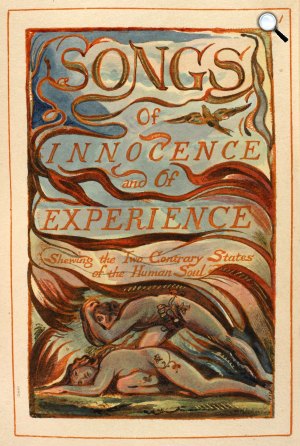 William Blake Az ártatlanság dalai c. kötet illusztrációja, 1826 (Fotó: Wikimédia)