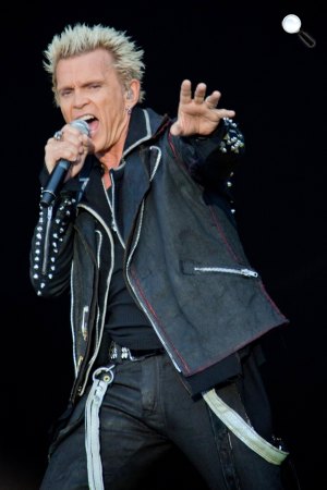 Billy Idol rockzenész, 2012 (Fotó: Wikimedia)