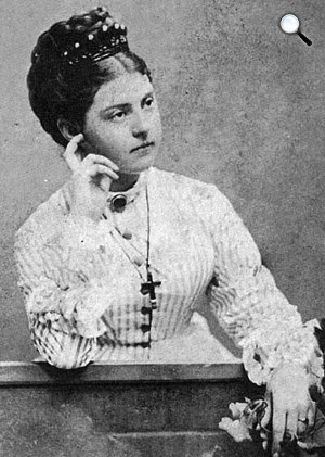 Czóbel Minka (1854-1947) költő, műfordító (Fotó: OSZK)