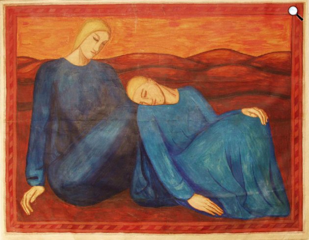 Ferenczy Noémi: Pihenők, 1920 (Fotó: Ferenczy Múzeum)