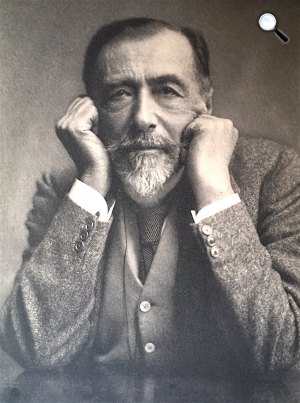 Joseph Conrad (1857-1924) lengyel származású angol író (Fotó: Babelio)