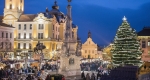Adventi vásár Pécsen, Széchenyi téren, 2017 (MTI Fotó: Sóki Tamás)
