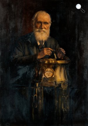 Harry Herman Salomon: William Thomson Lord Kelvin (1824-1907) matematikus, mérnök, fizikus (Fotó: Wikipédia)