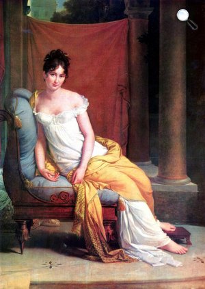 François Pascal Simon Gérard: Madame Récamier portréja, 1802 (Fotó: Wikiart)