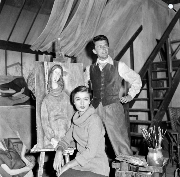 A Montparnasse szerelmesei - Gérard Philipe és Lilli Palmer, 1958 (Fotó: Pinterest)