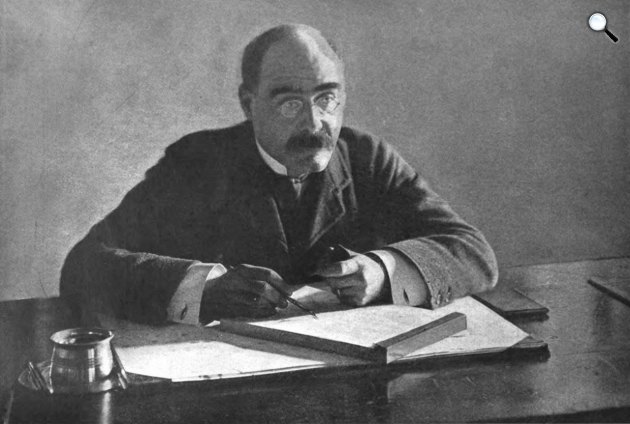 Rudyard Kipling (1865-1936) irodalmi Nobel-díjas angol író, költő (Fotó: Wikipédia)