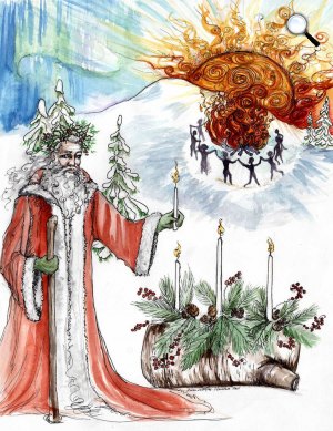 A téli napforduló és a Yule ünneplése (Fotó: 4bearspress / Deviantart)