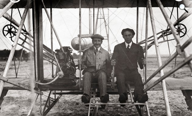 A Wright fivérek, Orville Wright és Wilbur Wright (Fotó: Wikipédia) 