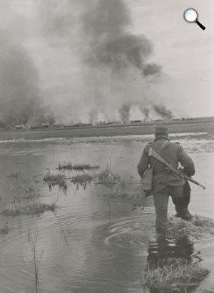 Magyar katona a Don-kanyarnál - A doni katasztrófa, 1943 (Fotó: OSA Archívum Centrális Galéria)