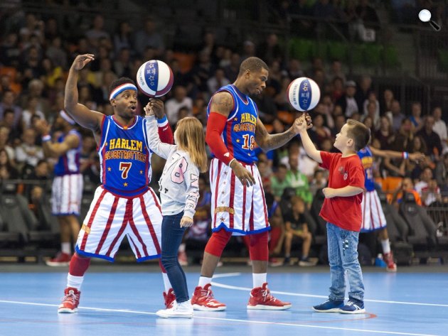 Harlem Globetrotters kosárlabdashow (MTI Fotó: Krizsán Csaba)