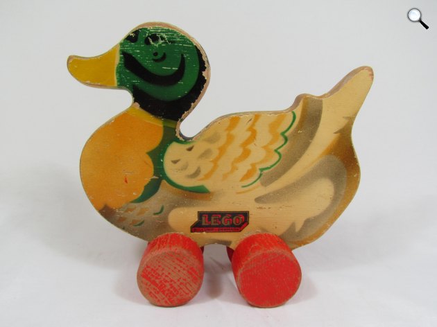 LEGO kacsa játék, 1940-1950 (Fotó: lego.com)