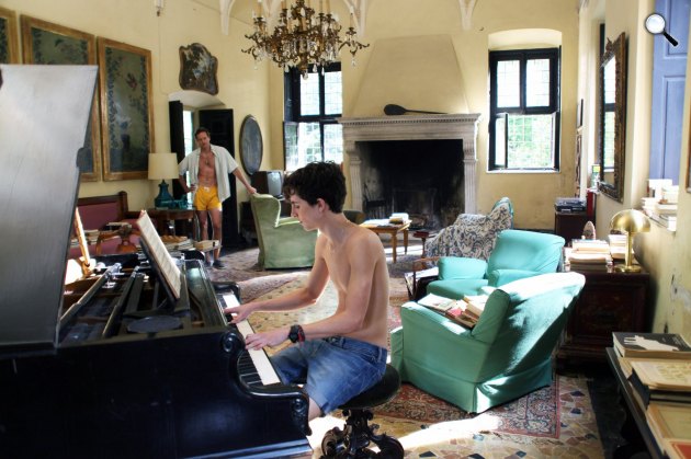 R.: Luca Guadagnino: Szólíts a neveden - Arnie Hammer és Timothée Chalamet, 2018 (Fotó: Intercom)