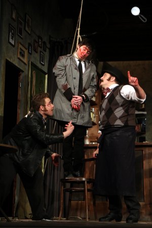 Martin McDonagh: Hóhérok, Miskolci Nemzeti Színház, 2018 (MTI Fotó: Vajda János)