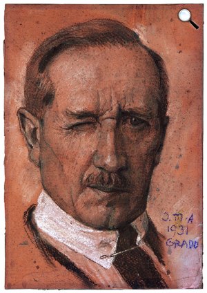Josef Maria Auchentaller: Önarckép, 1931 (Fotó: Leopold Museum, Bécs)