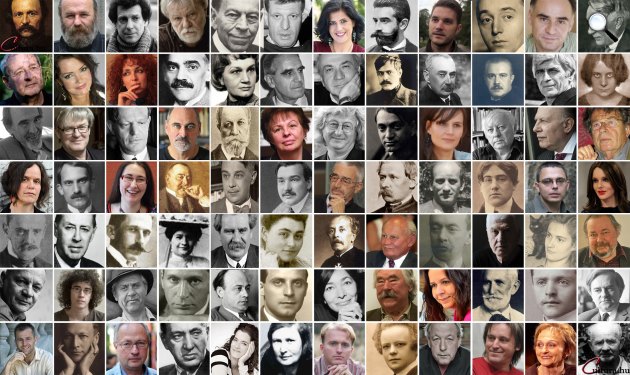 Magyar prózaírók, költők (Fotó: cutura.hu/PIM, OSZK, Wikipédia)