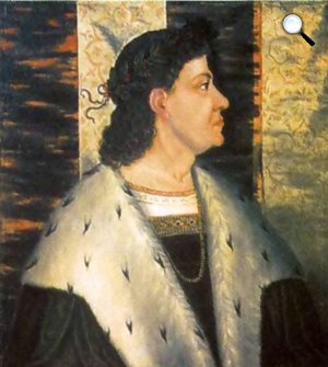 Hunyadi I. Mátyás király (1443-1490), reneszánsz uralkodó, XVI. századi ismeretlen festő műve (Fotó: MEK/OSZK)
