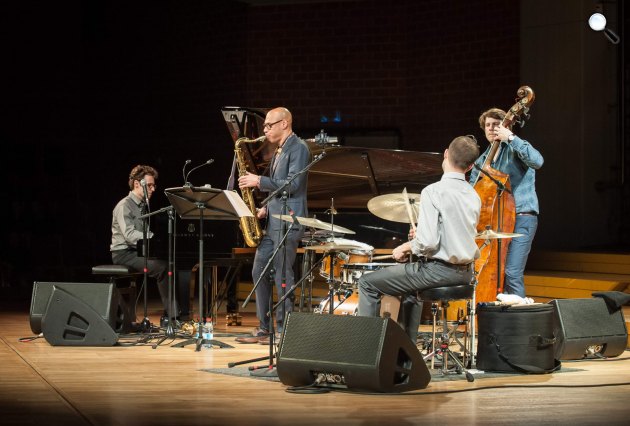 Joshua Redman és a Reis Demuth Wiltgen Trió (Fotó: reisdemuthwiltgen.com)