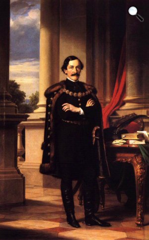 Barabás Miklós: Teleki László (1811-1861) politikus, író, 1861 (Fotó: Wikiart)