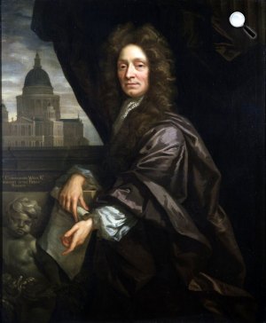 John Closterman: Christopher Wren (1632-1723) angol építész, asztronómus, matematikus (Fotó: Wikimédia)