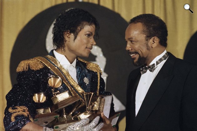 Michael Jackson és felfedezője, producere, Quincy Jones (Fotó: quincyjones.com)