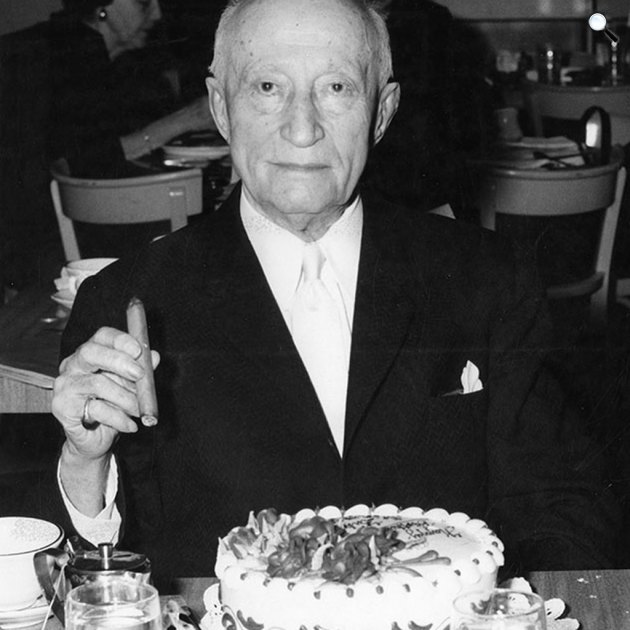Zukor Adolf (1873-1976), a Paramount filmstúdió magyar származású feje (Fotó: listal.com)