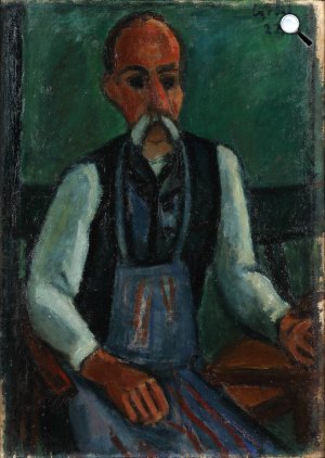 Czóbel Béla: Kertész (Falusi boltos), 1922, Centre national des arts plastiques (France) HUNGART C2018 (Fotó: Fabrice Lindor)