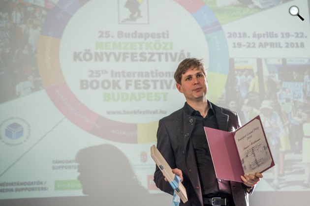 Daniel Kehlmann német író, a fesztivál díszvendége (MTI Fotó: Balogh Zoltán)