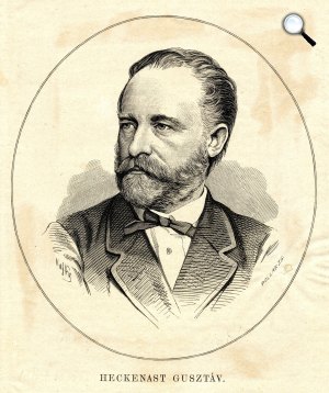 Pollák - Haske: Heckenast Gusztáv (1811-1878) nyomdász, könyvkereskedő, könyvkiadó (Fotó:OSZK)