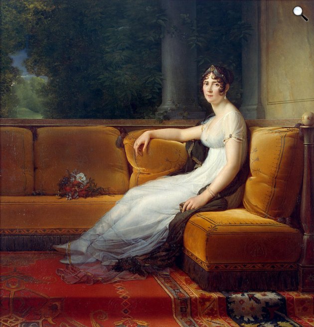 François Gérard: Joséphine de Beauharnais  Franciaország császárnéja (Fotó: Wikiart)