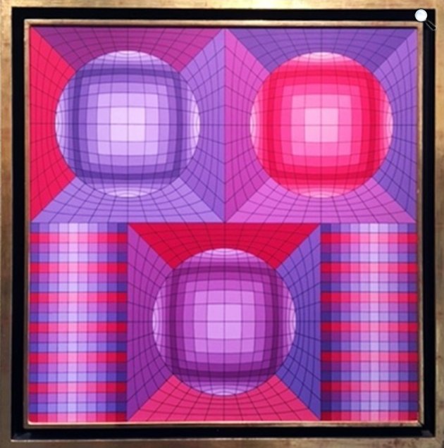Victor Vasarely: Óbuda, 1985 (Fotó: Emily Friedman Fine Art/Wikiart)