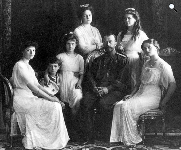II. Miklós (Nyikolaj Alekszandrovics Romanov) orosz cár és családja (Fotó: Wikimédia)