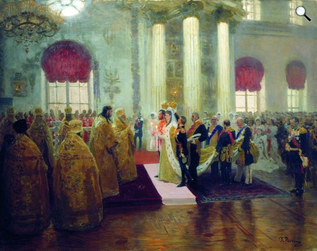 Miklós és Alekszandra Fjodorovna esküvője, 1894-ban