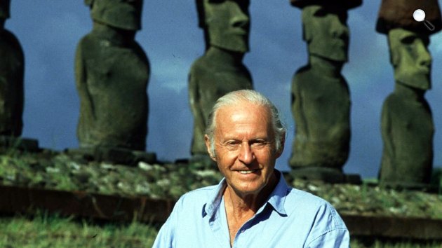 Thor Heyerdahl (1914-2002) világhírű norvég utazó, néprajzkutató (Fotó: The Kon-Tiki Museum)