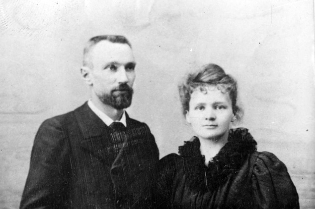 Pierre Curie és Marie Sklodowska Curie Nobel-díjas tudósok (Fotó: Wikimédia)