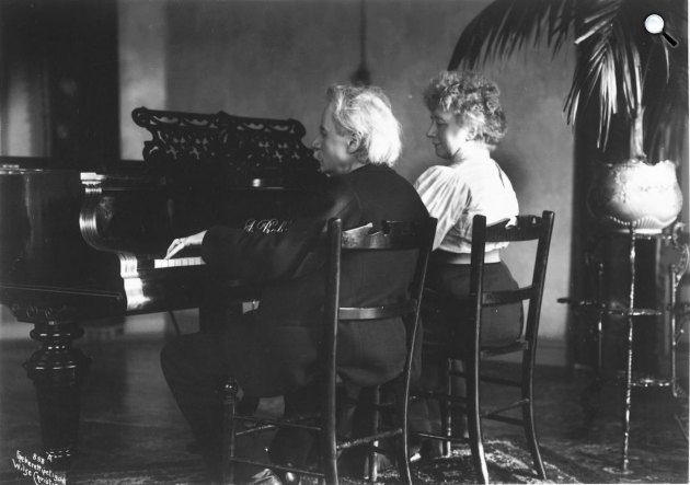 Edvard Grieg zeneszerző és felesége, Nina Grieg eladóművész (Fotó: Edvard Grieg Museum Troldhaugen)