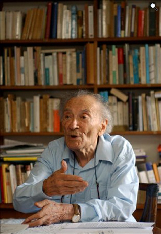 Fejtő Ferenc (1909-2008) Széchenyi-díjas történész, elemző, író (Fotó: litera.hu)