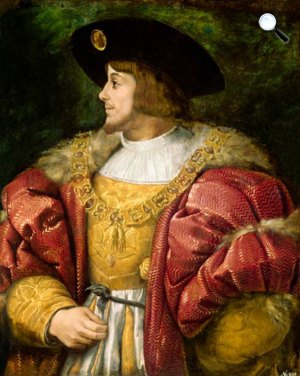 Tiziano: Jagelló II. Lajos portréja, 1526 (Fotó: Wikiart)