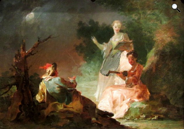 Maulbertsch: A pásztorok imádása, 1752 (Fotó: Wikiart)