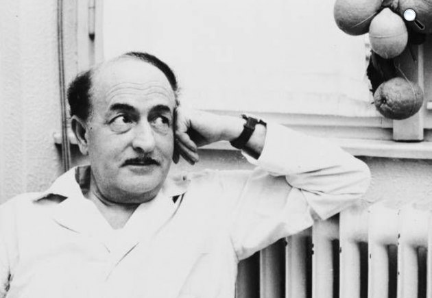 Salvatore Quasimodo (1901-1968) Nobel-díjas olasz költő, műfordító, kritikus (Fotó: Babelio)
