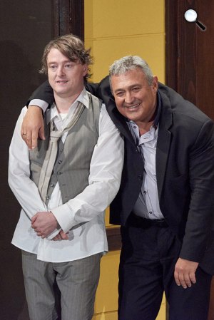Ray Cooney: A miniszter félrelép - Beleznay Endre és Gesztesi Károly (Fotó: szabadter.hu)