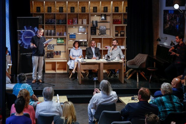 A JCDecaux Hungary novellaíró pályázatának eredményhirdetése, Budapest (Fotó: Gordon Eszter)