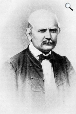 Semmelweis Ignác (1818-1865) szülészorvos (Fotó: OSZK)