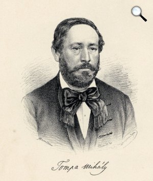 Tompa Mihály (1817-1868) lirai, epikai költő és egyházi iró, a népies nemzeti költészet egyik kimagasló alakja, utolsó arcképe (Fotó: OSZK)