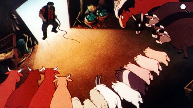 John Halas: Állatfarm, 1954 (Fotó: listal.com)