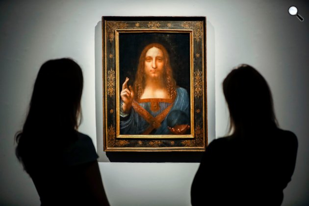 Leonardo da Vinci: Salvator Mundi, 1500 körül (Fotó: Wikiart/Getty)