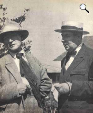 André Gide és Roger Martin du Gard írók, 1923 (Fotó: Babelio)