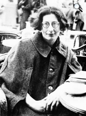 Simone Weil (1909-1943) francia filozófusnő, az ellenállás résztvevője (Fotó: Babelio) 